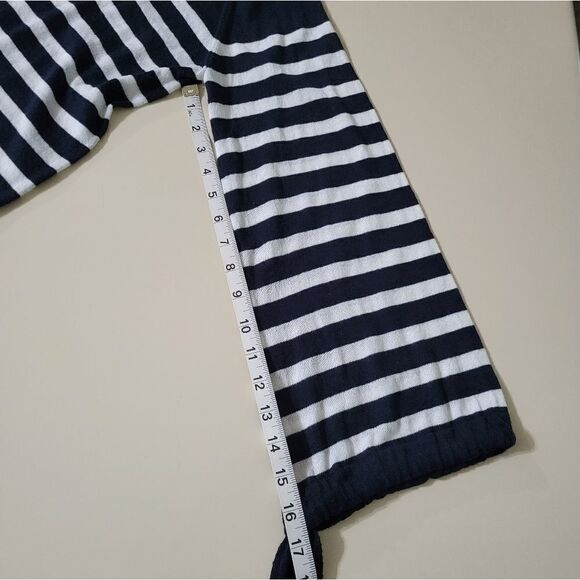 Philosophy Women's Nautical Navy Striped Lightweight Sweater - Picture 9 of 13